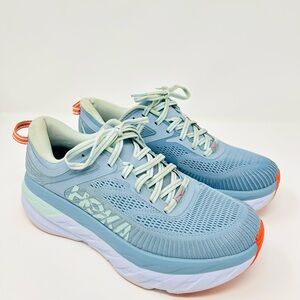 Hoka Women's Athletic Shoes in Blue and Orange